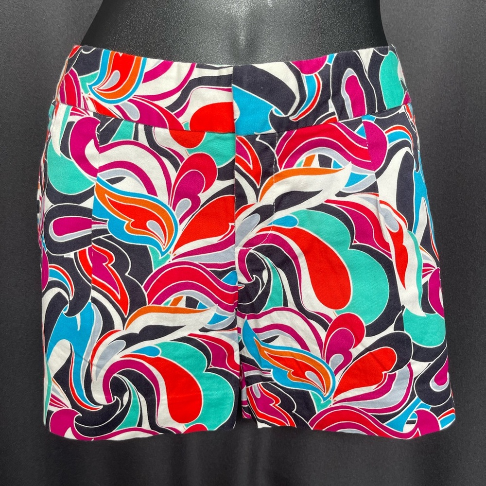 Banana Republic Colorful 3 1/4” Length Geometric Pattern Chino Shorts
